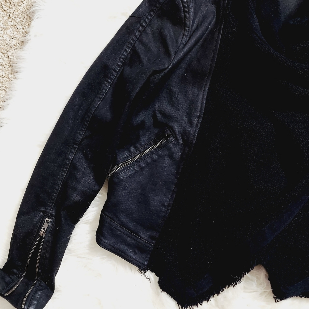 PLEASE DO NOT PURCHASE Free People Drape Front Moto Jacket - Picture 9 of 10